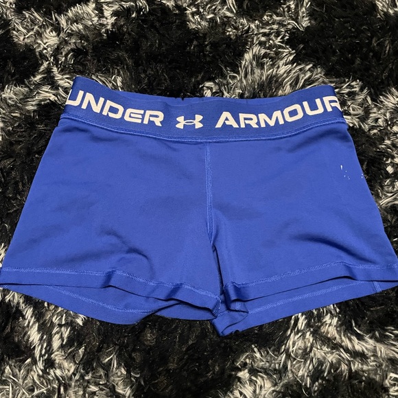 Under Armour Blue Athletic Shorts - Picture 1 of 2